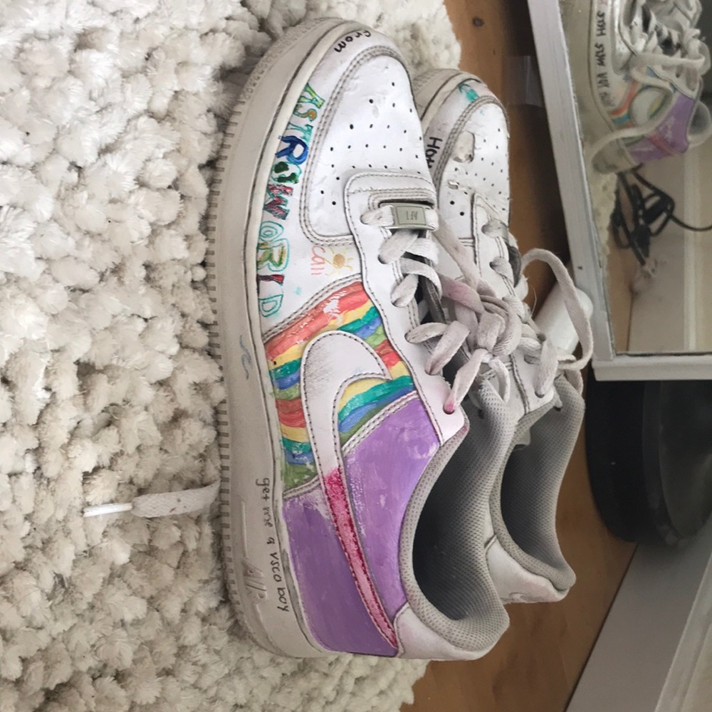 drawn on air force ones